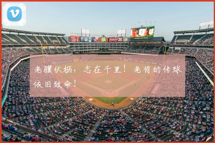 老骥伏枥，志在千里！老将的传球依旧致命！